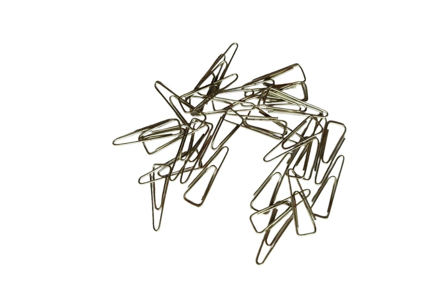 paper clips for school, office, business with black colour photo