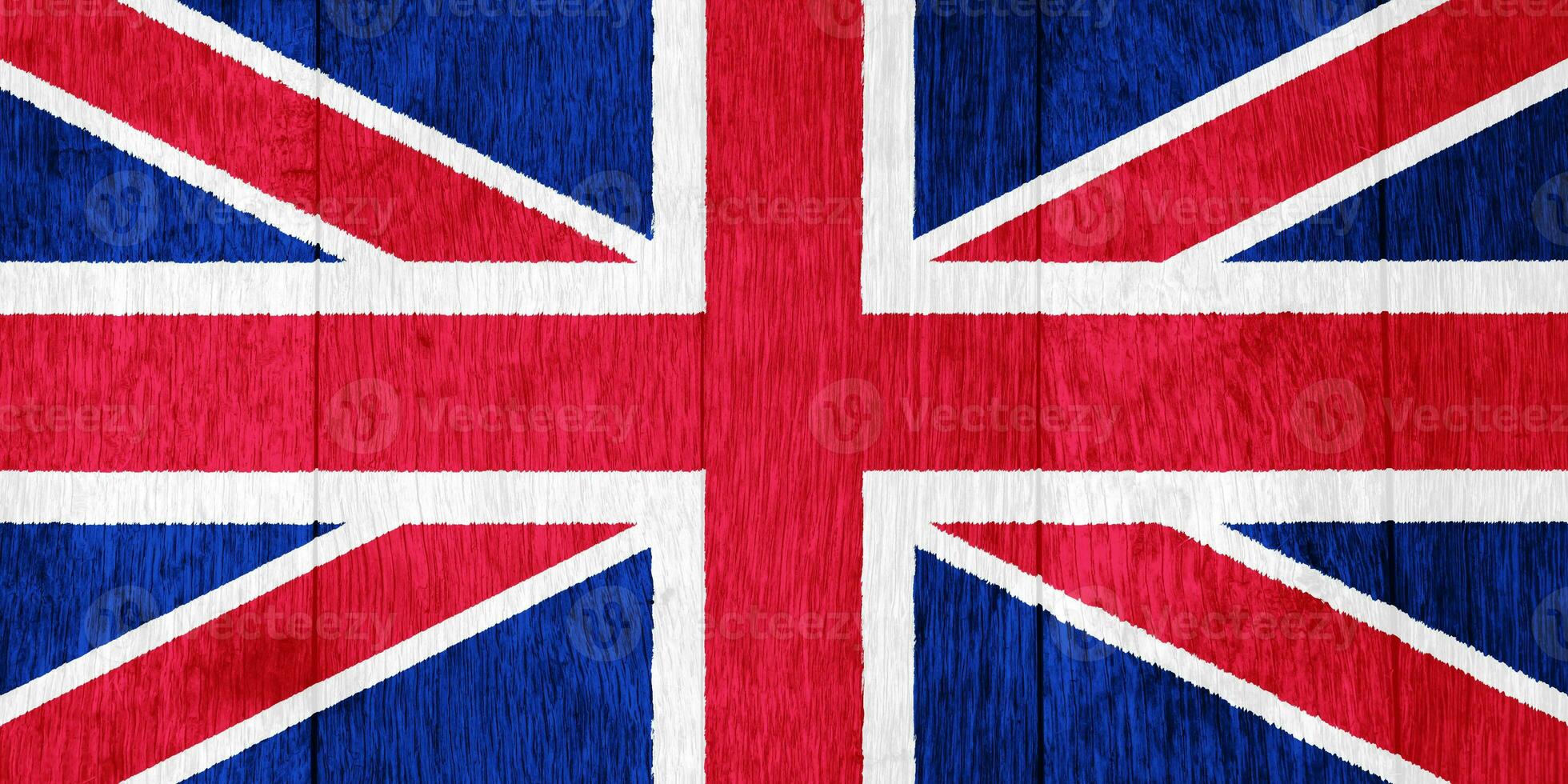 Flag of Great Britain on a textured background. Concept collage. photo