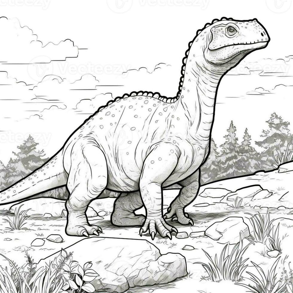 Dinosaur Coloring Pages photo