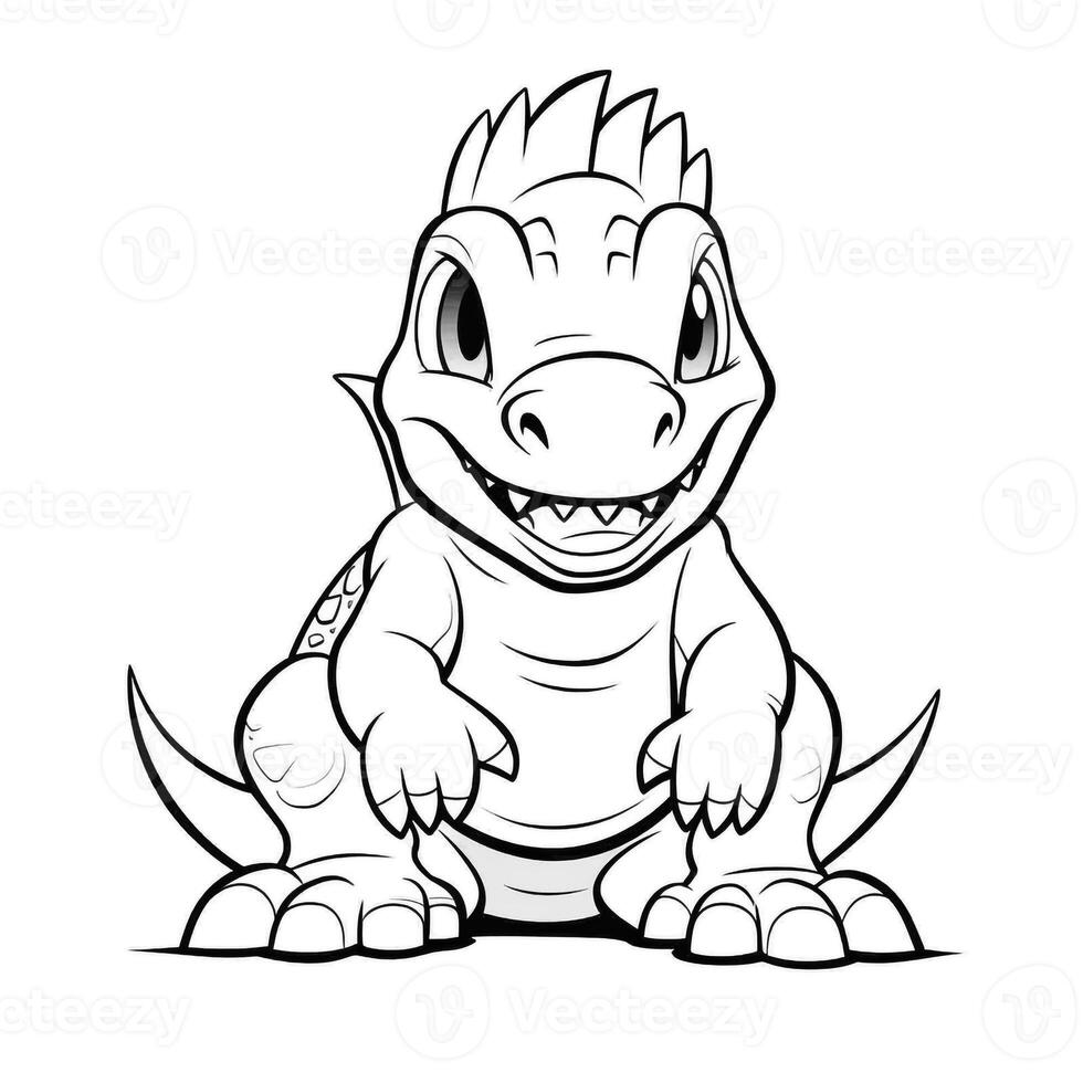 Dinosaur Coloring Pages photo