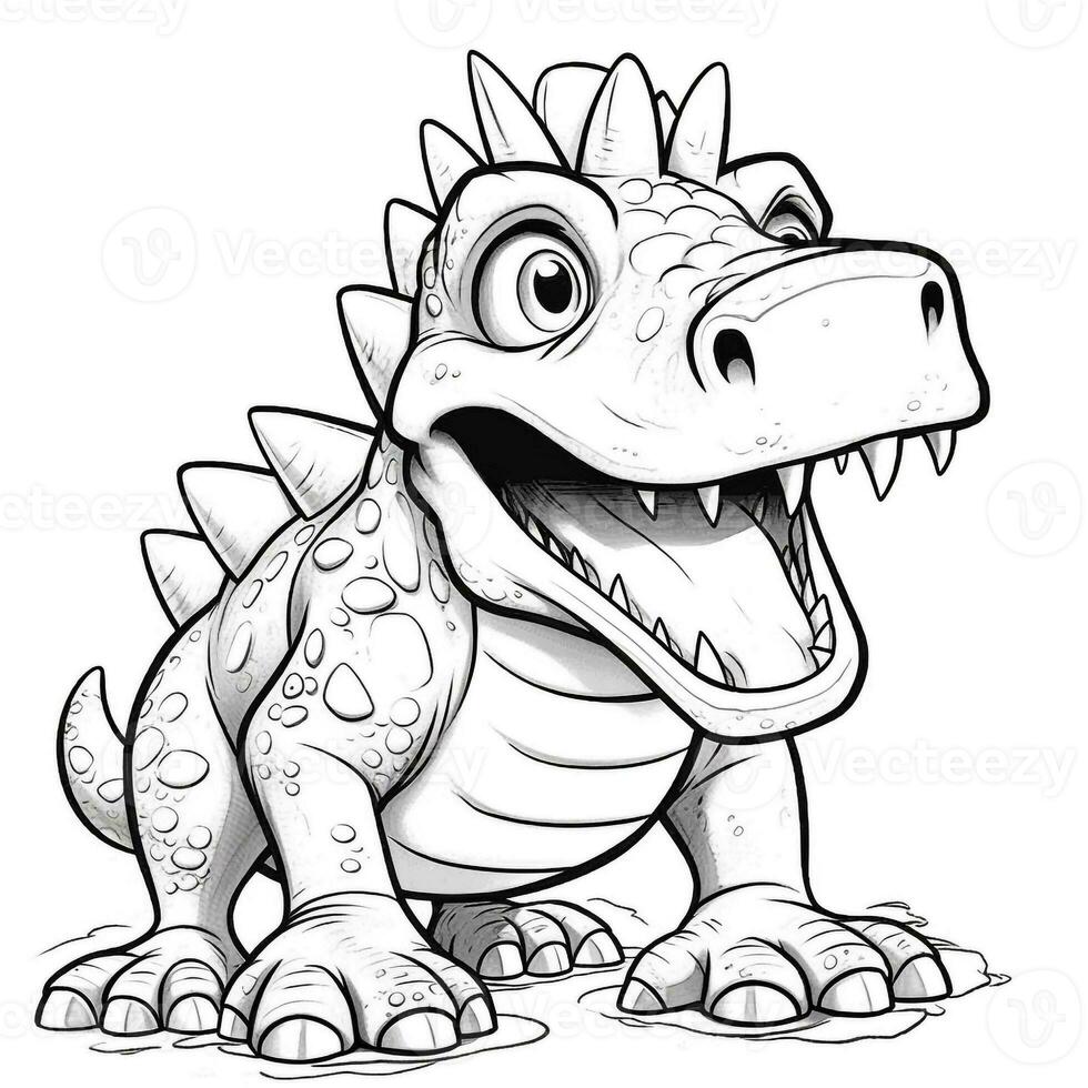 Dinosaur Coloring Pages photo