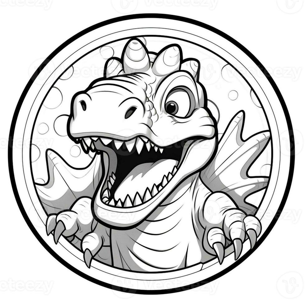 Dinosaur Coloring Pages photo