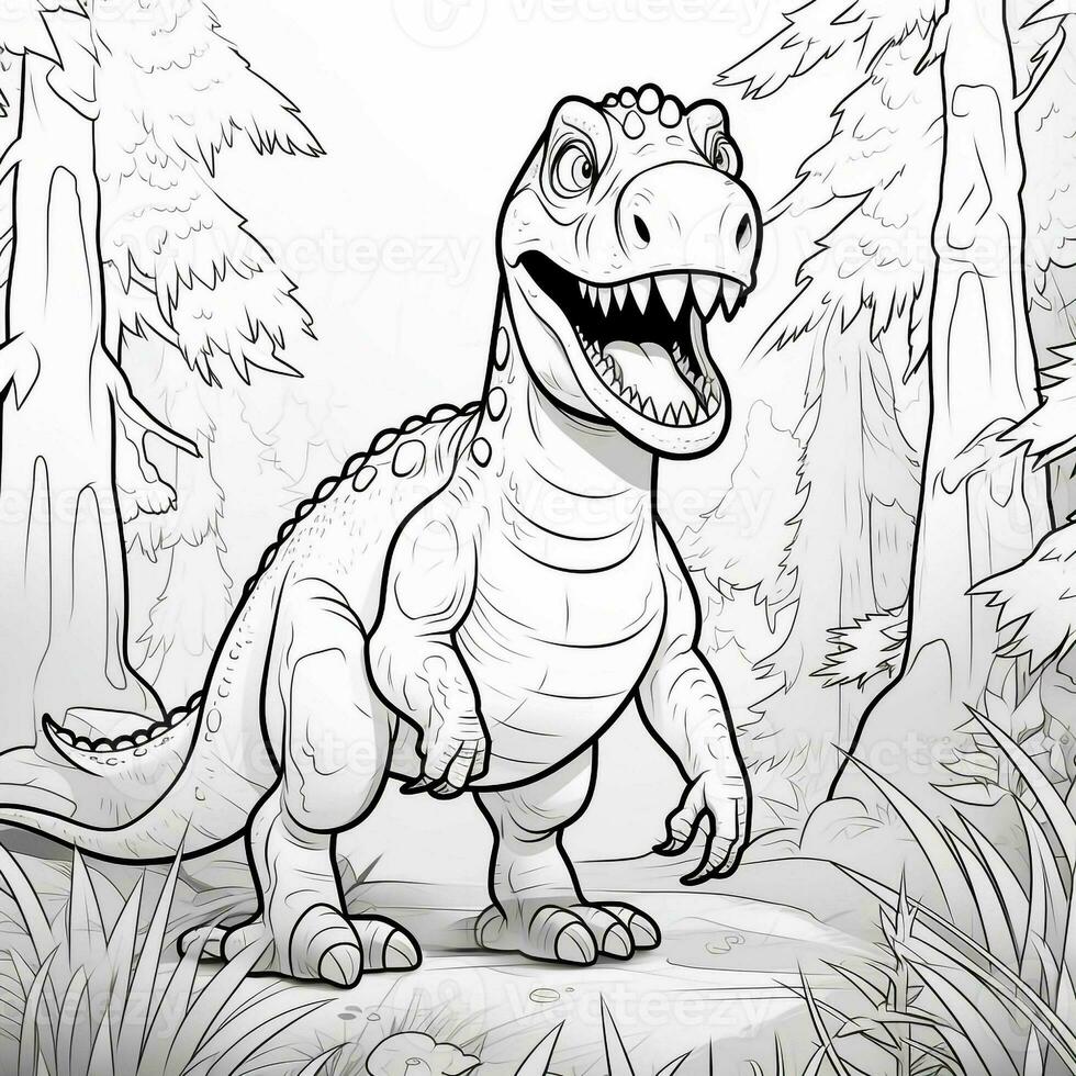 Dinosaur Coloring Pages photo