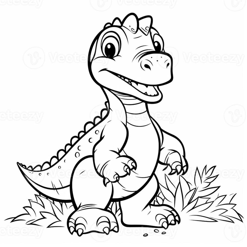 Dinosaur Coloring Pages photo