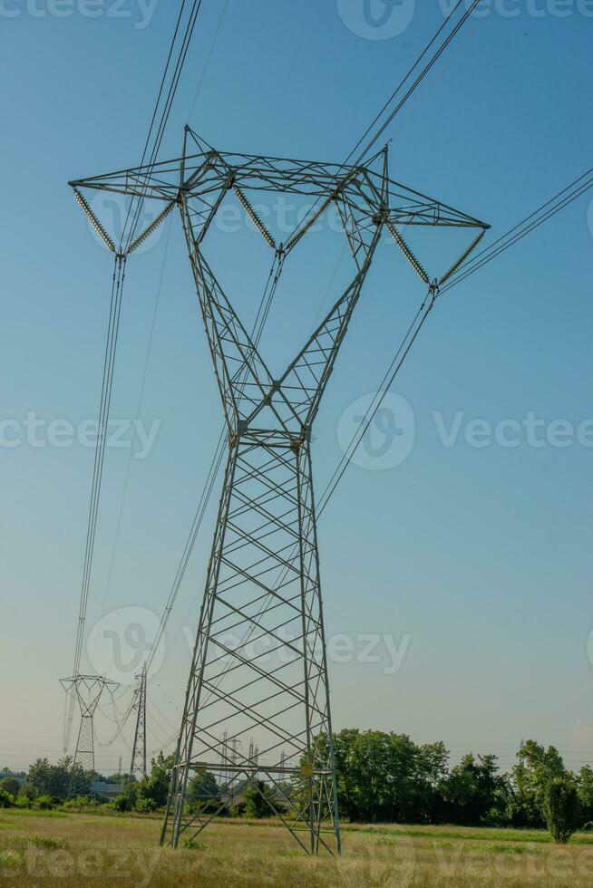 Electricity pylon for high voltage photo