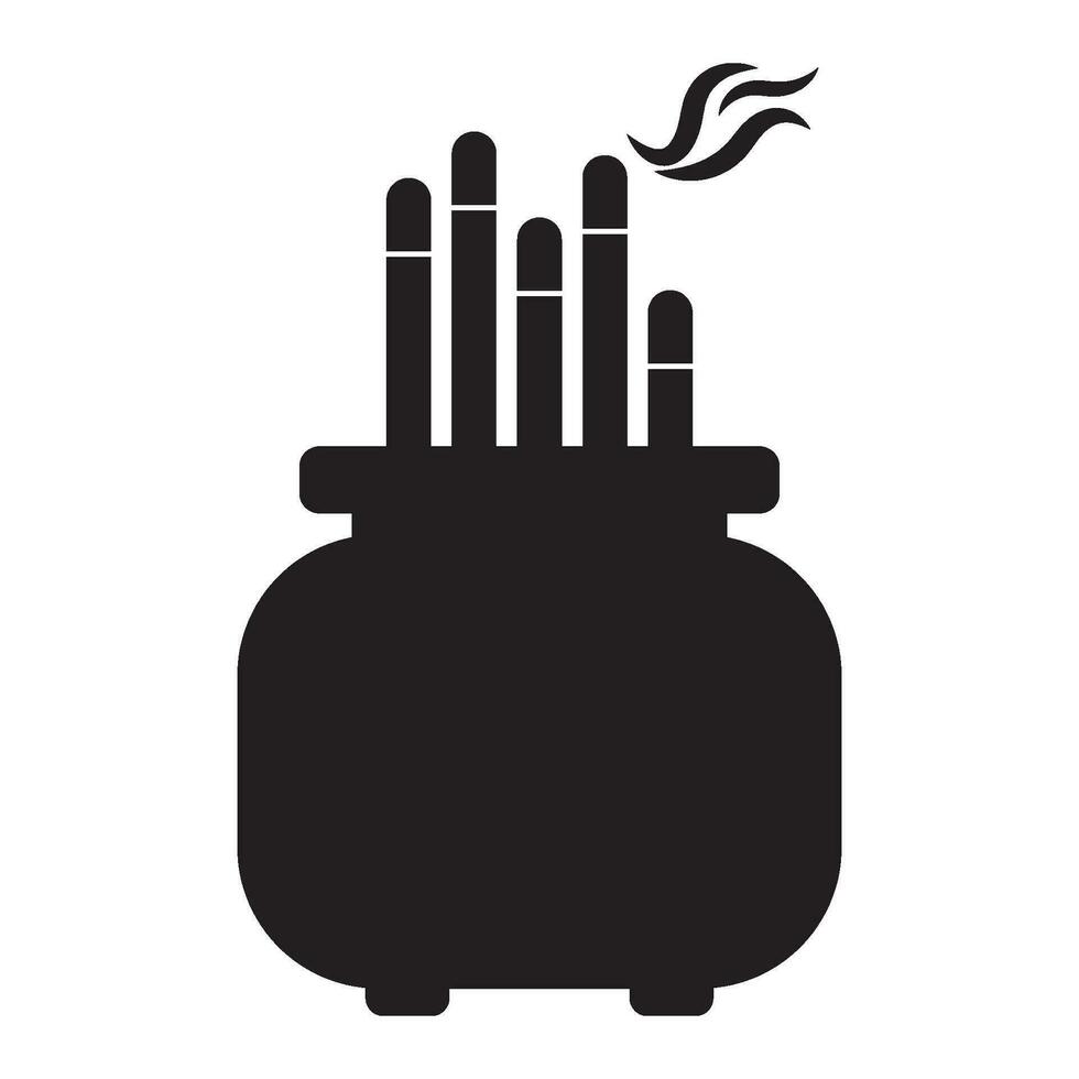 incense icon vector