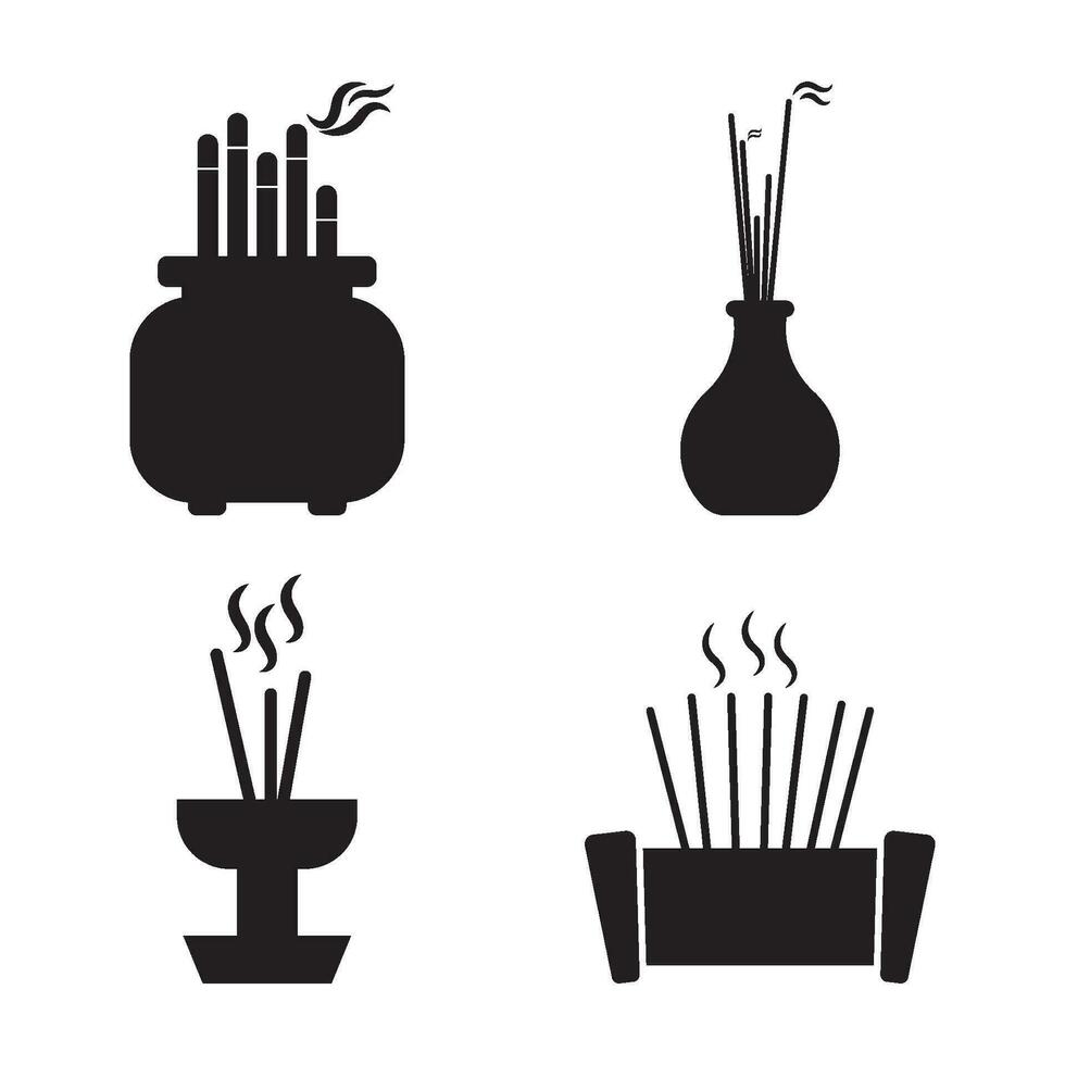 incense icon vector