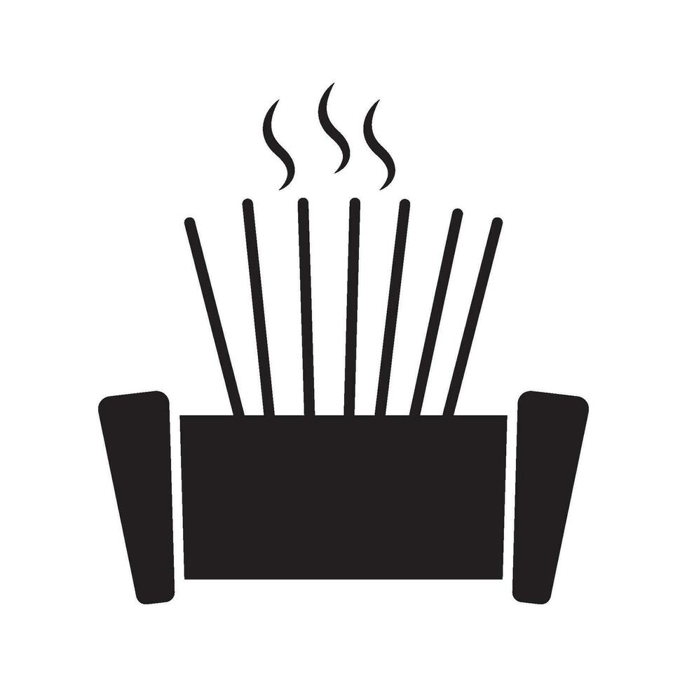 incense icon vector