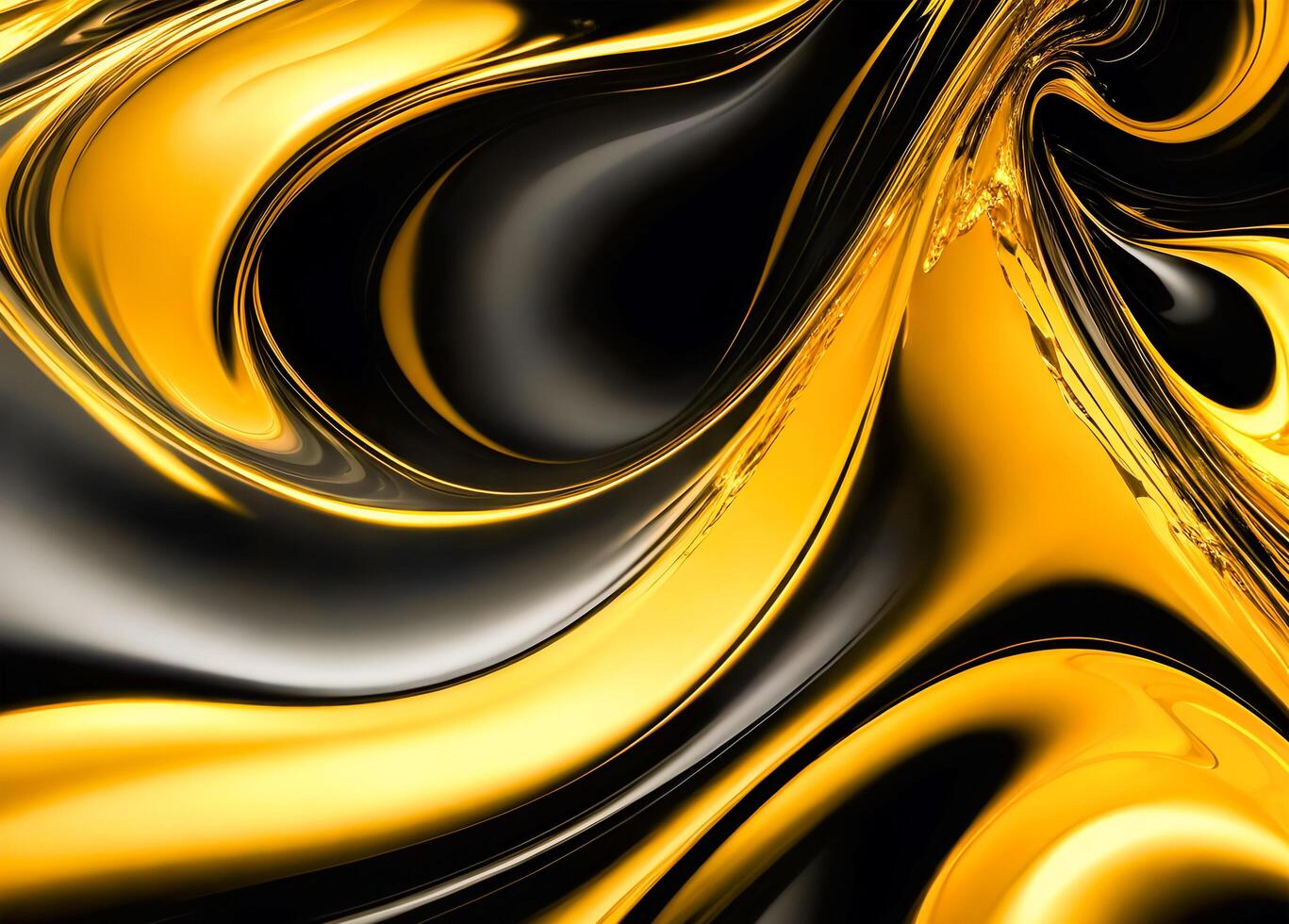 Abstract beautiful black and gold marble background, classic pattern.. photo