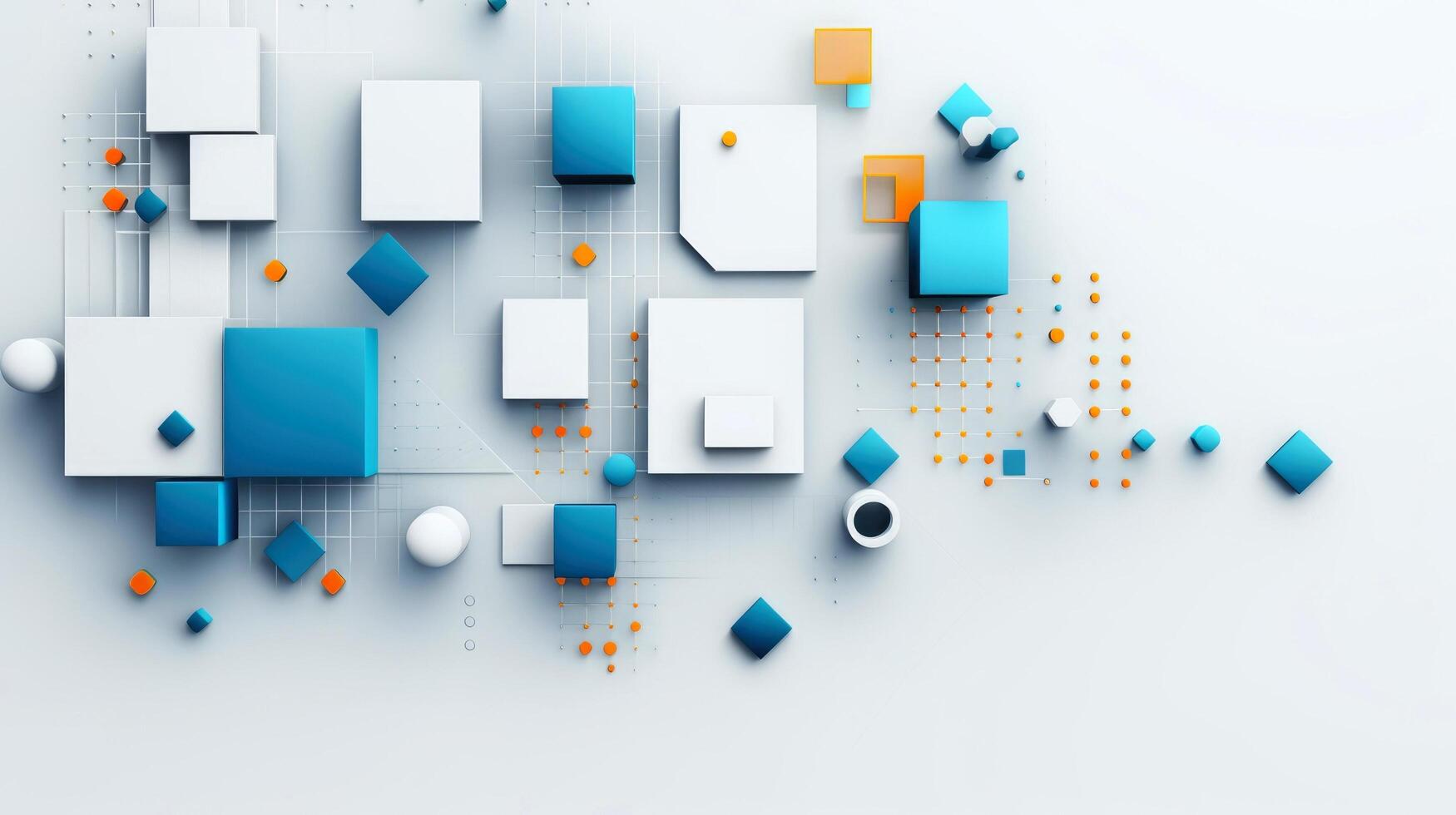 Scientific future technology. Abstract geometric for business presentation. flyer, poster, network technology communication background, illustration photo