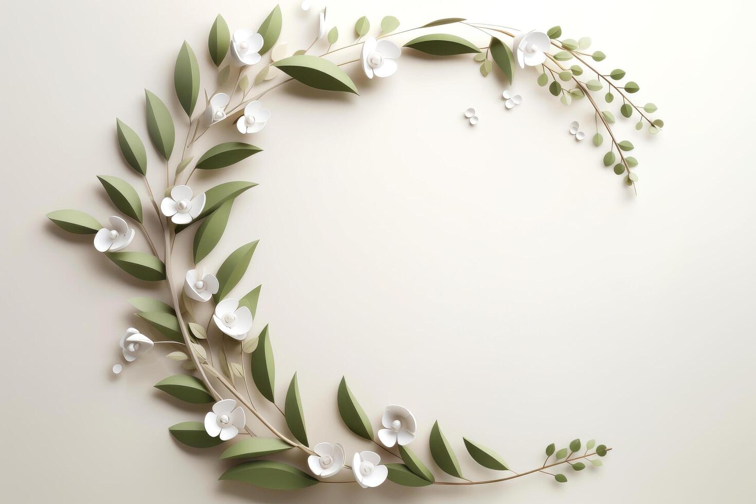 Floral border frame card template. multicolor flowers, leaves, for banner, wedding card. Springtime composition with copy-space, illustration photo