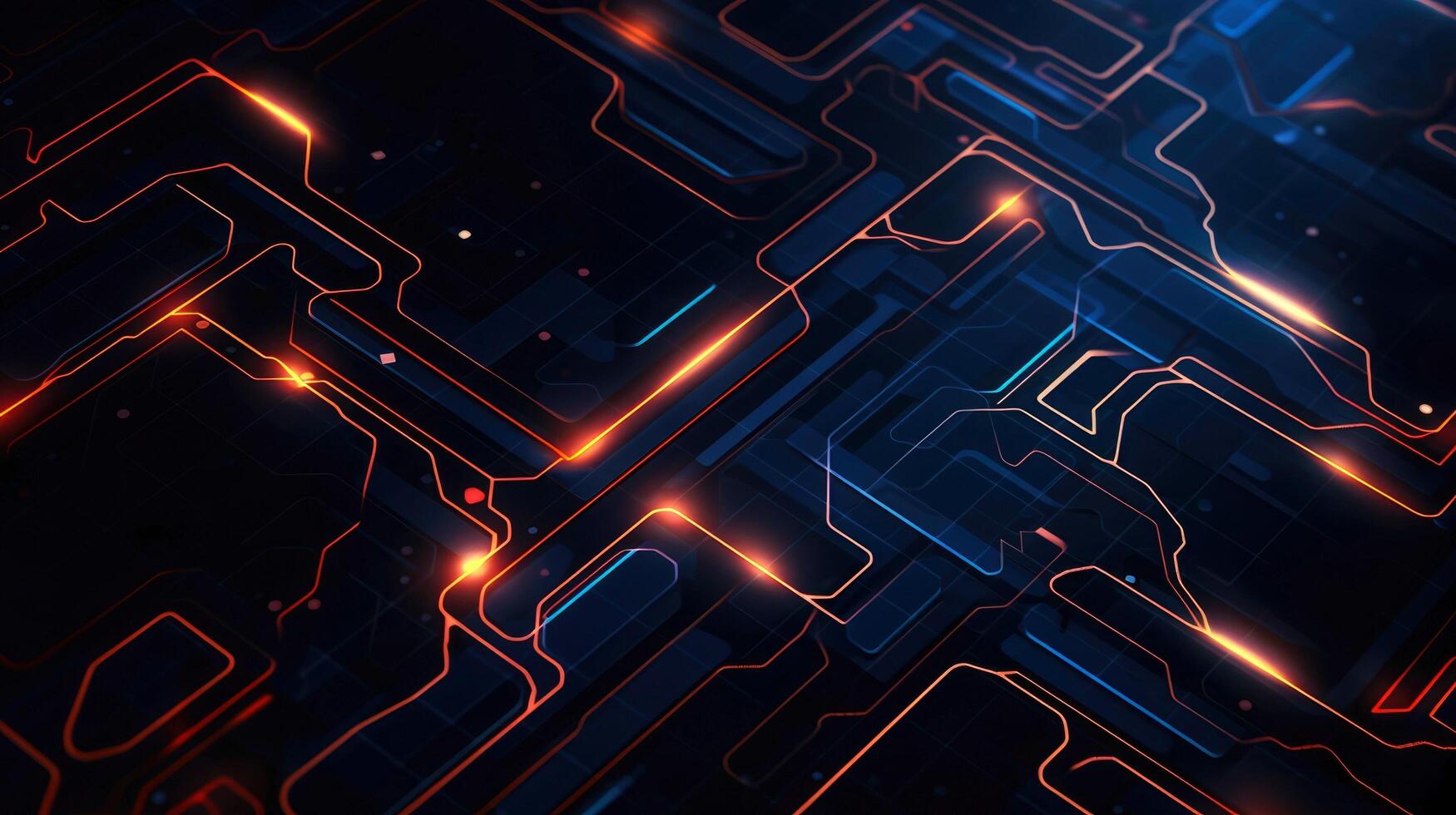 Close-up of circuit board. Electronic computer hardware technology. Motherboard digital chip. blurred concept, illustration photo