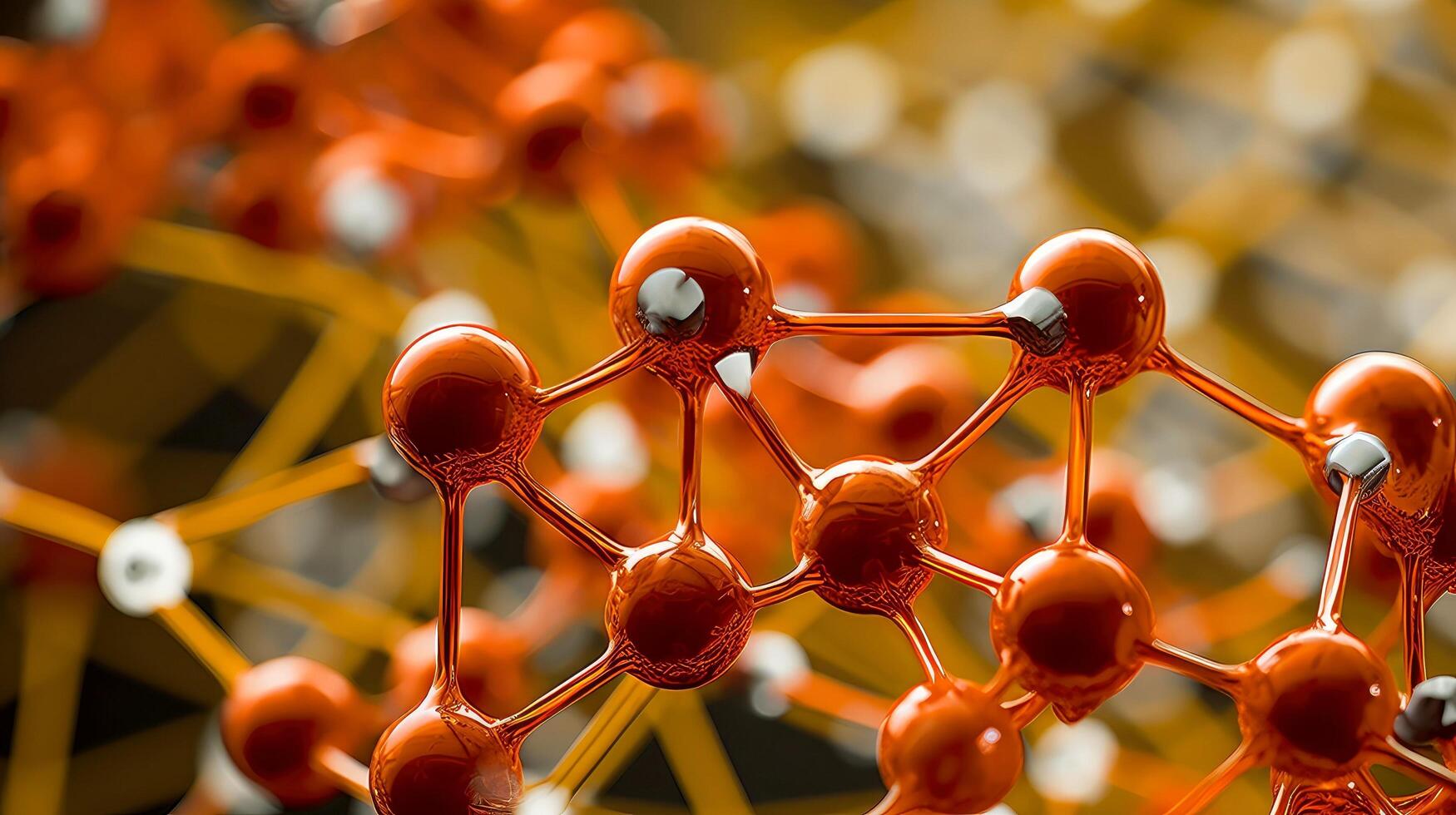 Medical studies of molecular structures. Science in the service of human. Technologies of the future in our life. molecule of medicine model, illustration photo