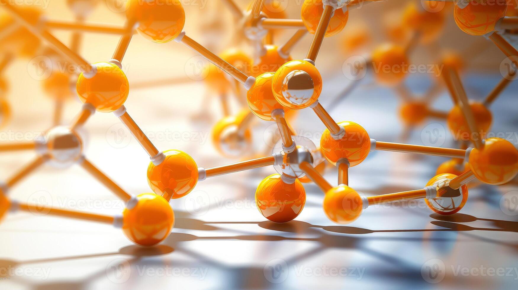 Medical studies of molecular structures. Science in the service of human. Technologies of the future in our life. molecule of medicine model, illustration photo