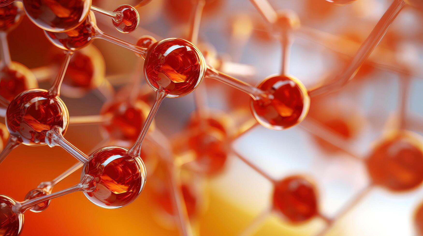 Medical studies of molecular structures. Science in the service of human. Technologies of the future in our life. molecule of medicine model, illustration photo