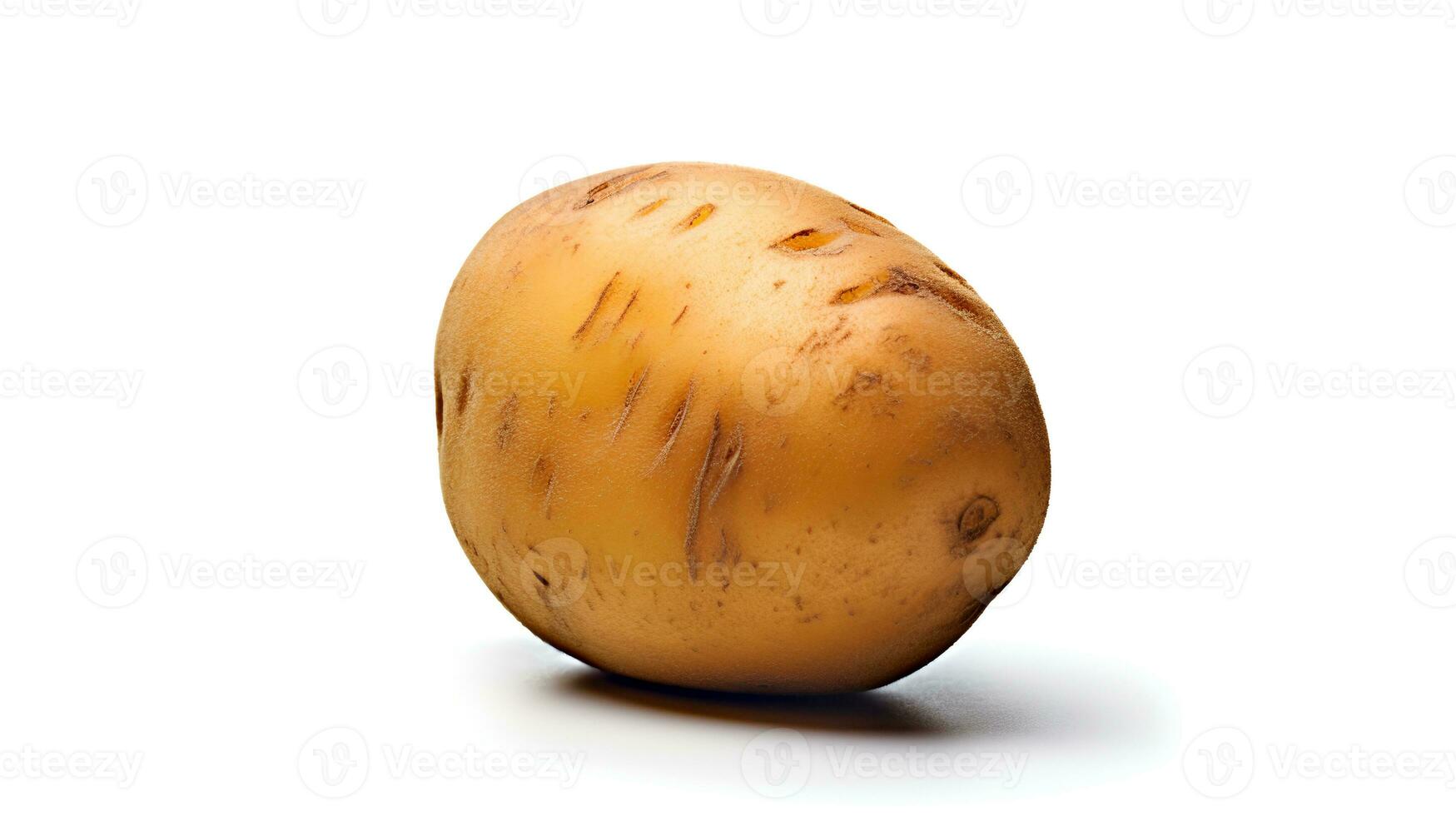 Photo of Potatoe isolated on white background