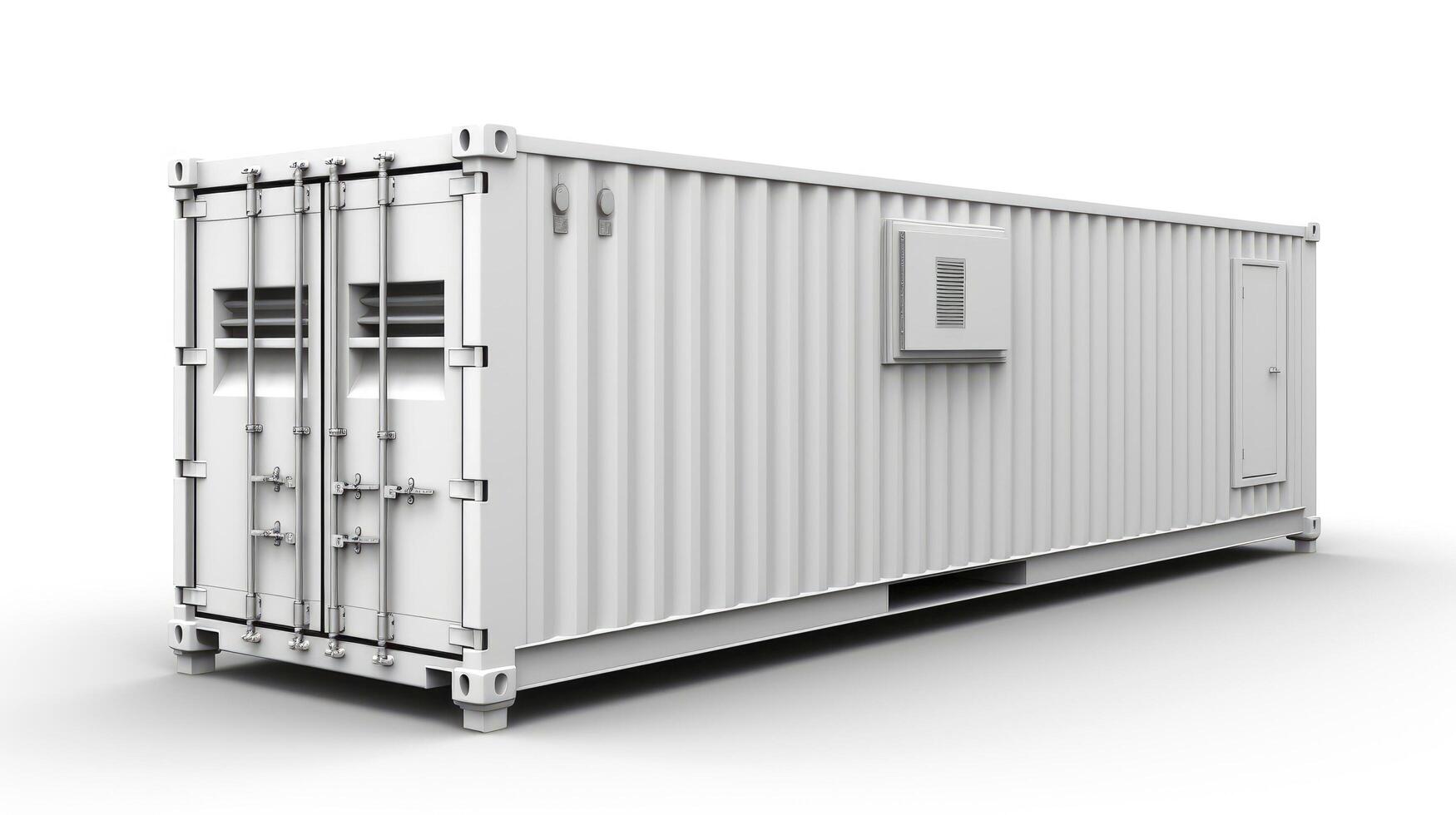 Mobile office buildings or container site office for construction site. Shipping container. Portable house and office cabins, illustration photo
