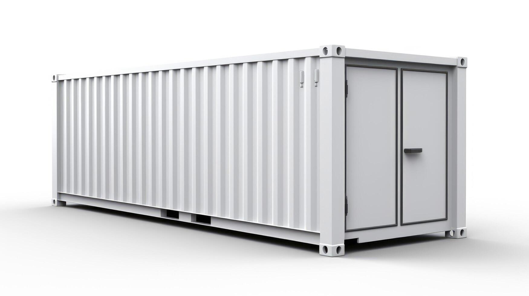 Mobile office buildings or container site office for construction site. Shipping container. Portable house and office cabins, illustration photo