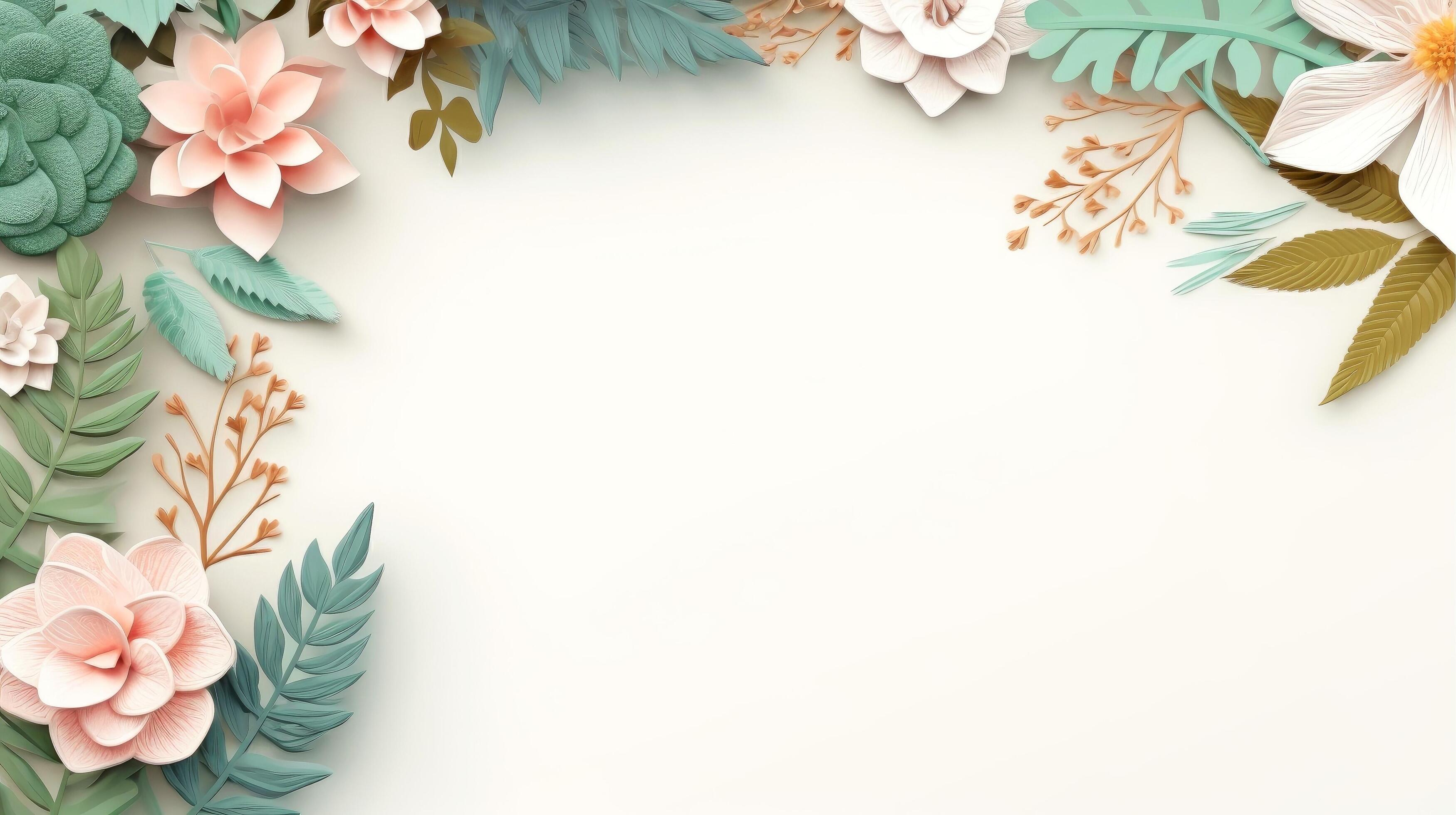 Floral border frame card template. multicolor flowers, leaves, for Floral border frame card template. multicolor flowers, leaves, for