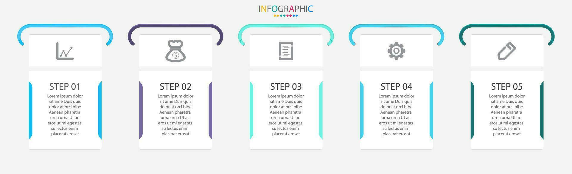 infographic business set 16 vector