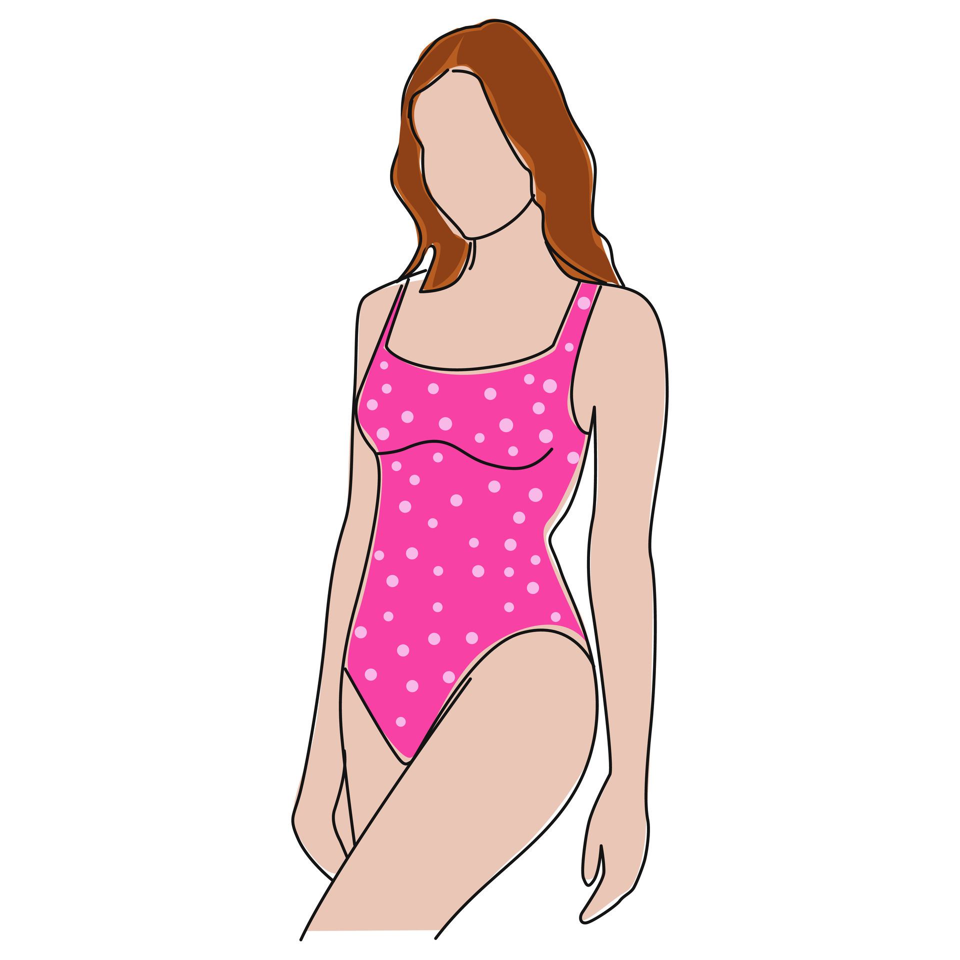 One Piece Swimsuit Leotard Colored Icon In Powerpoint Pptx Png