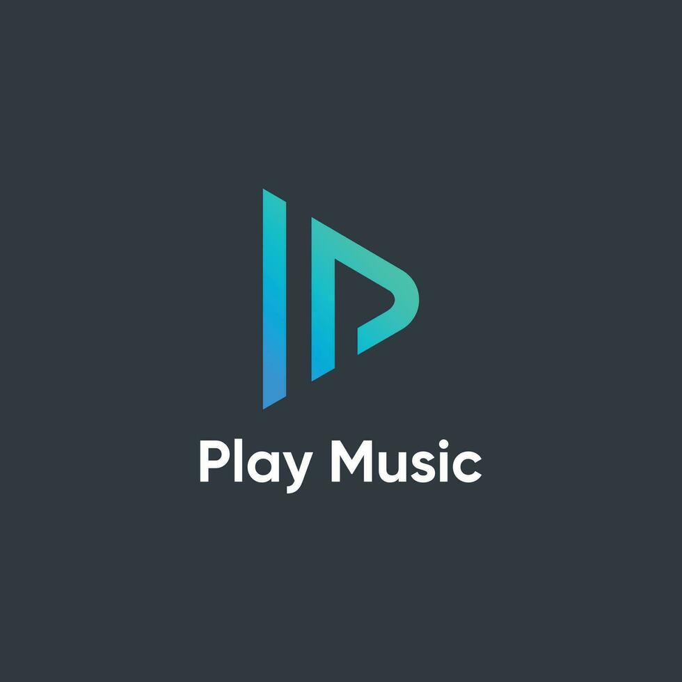 Simple Music Logo design vector modern and creative