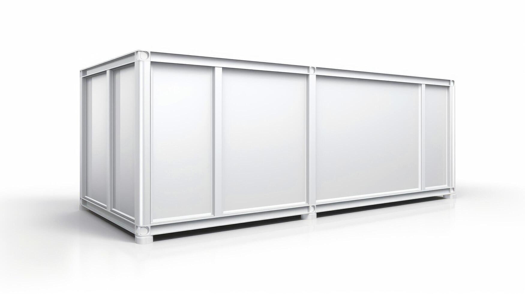 Mobile office buildings or container site office for construction site. Shipping container. Portable house and office cabins, illustration photo