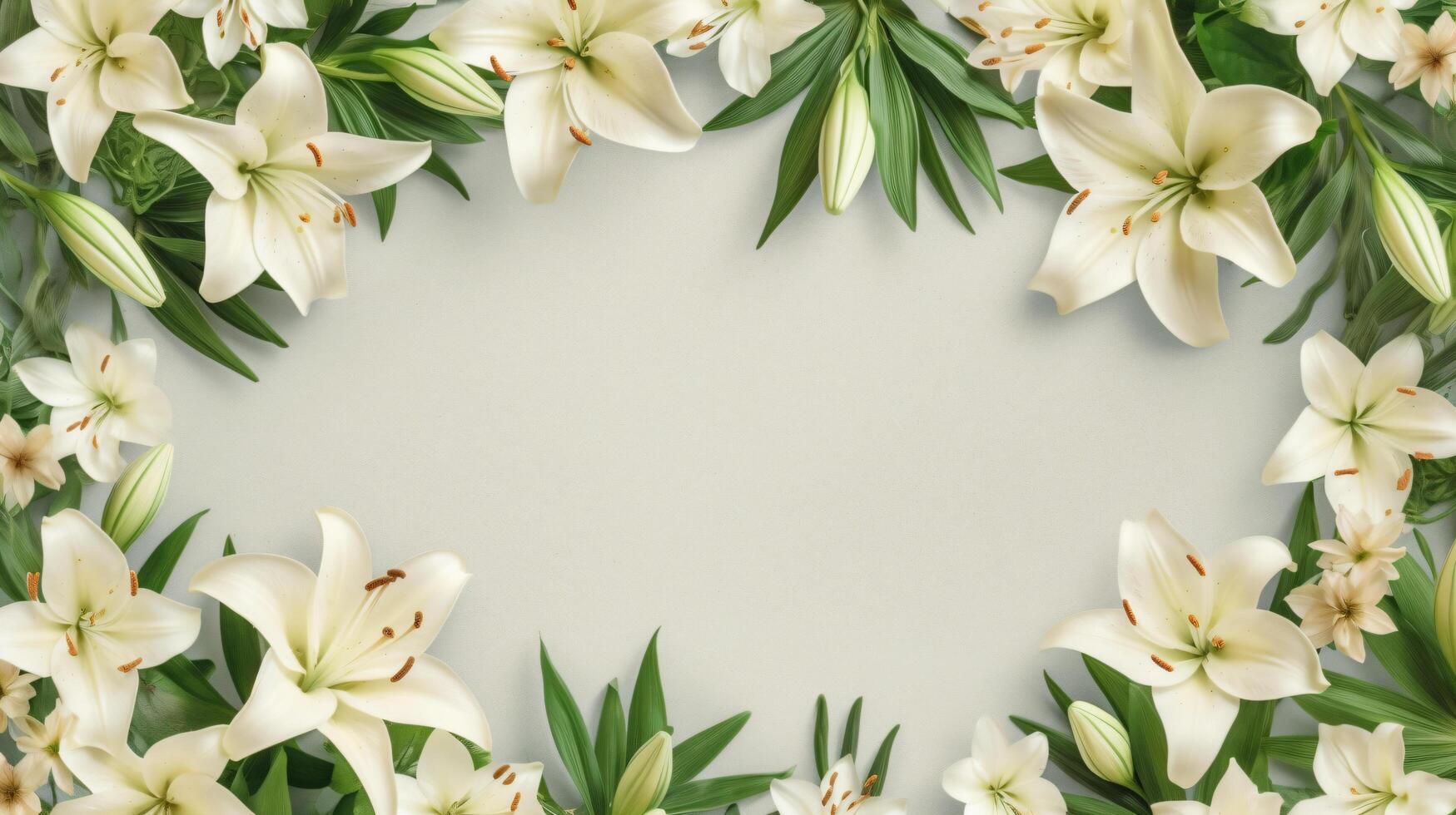 Lily Flower Frame Stock Photos, Images and Backgrounds for Free Download