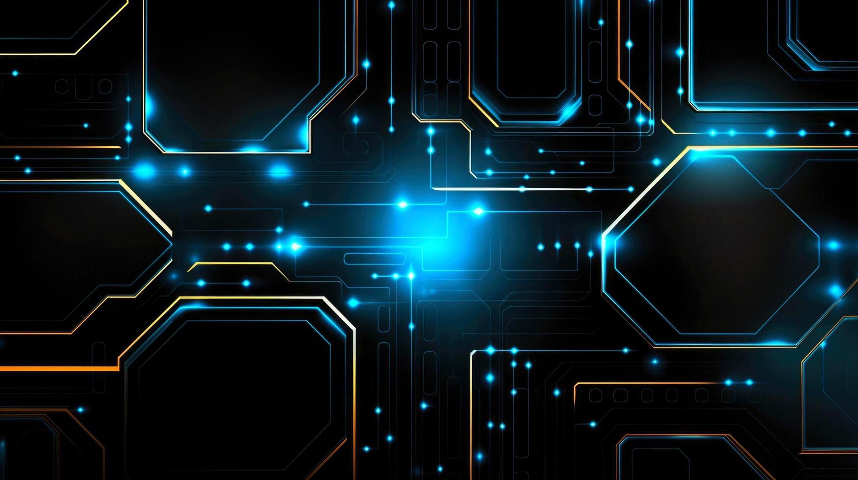 Close-up of circuit board. Electronic computer hardware technology. Motherboard digital chip. blurred concept, illustration photo
