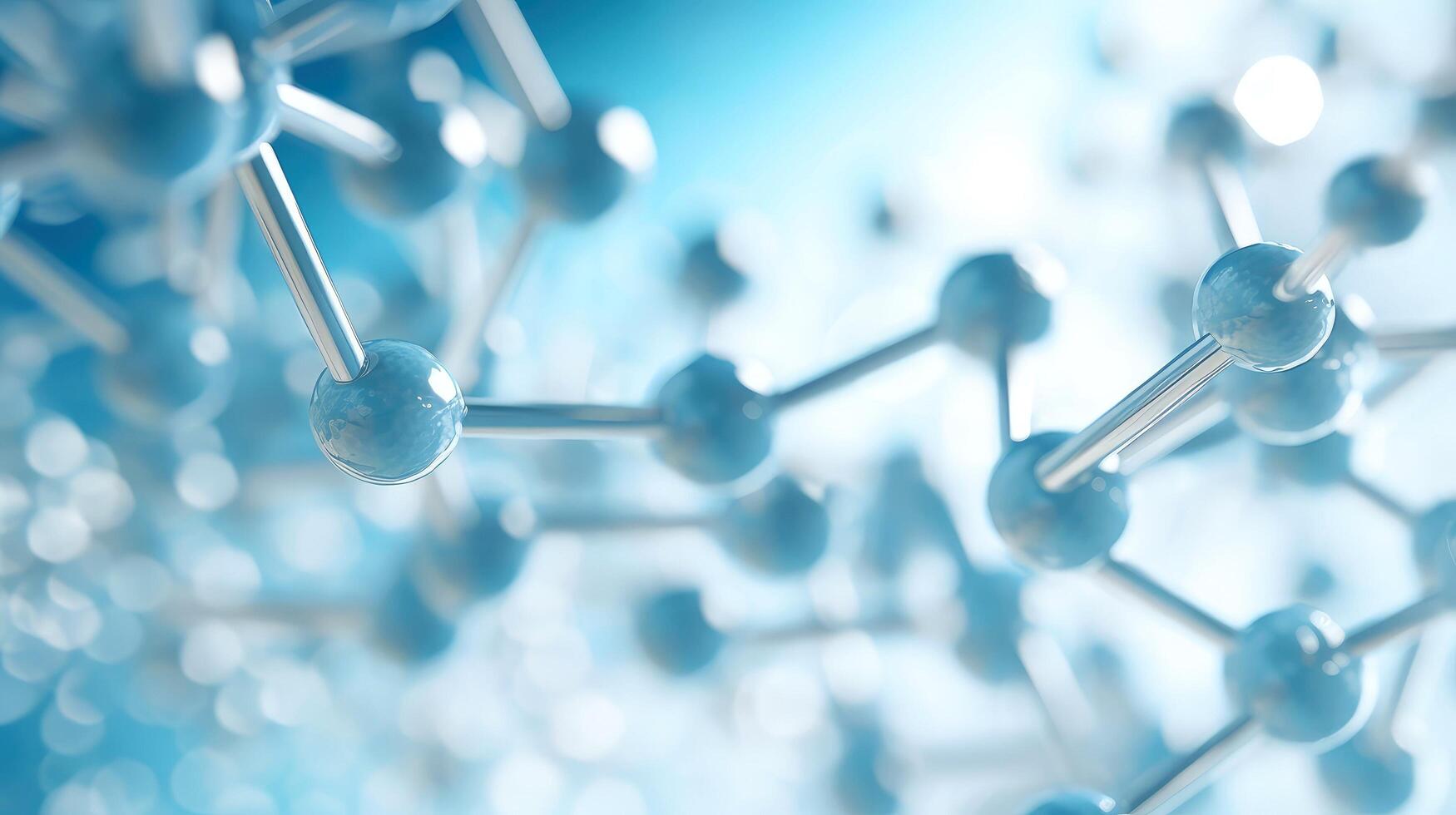 Medical studies of molecular structures. Science in the service of human. Technologies of the future in our life. molecule of medicine model, illustration photo