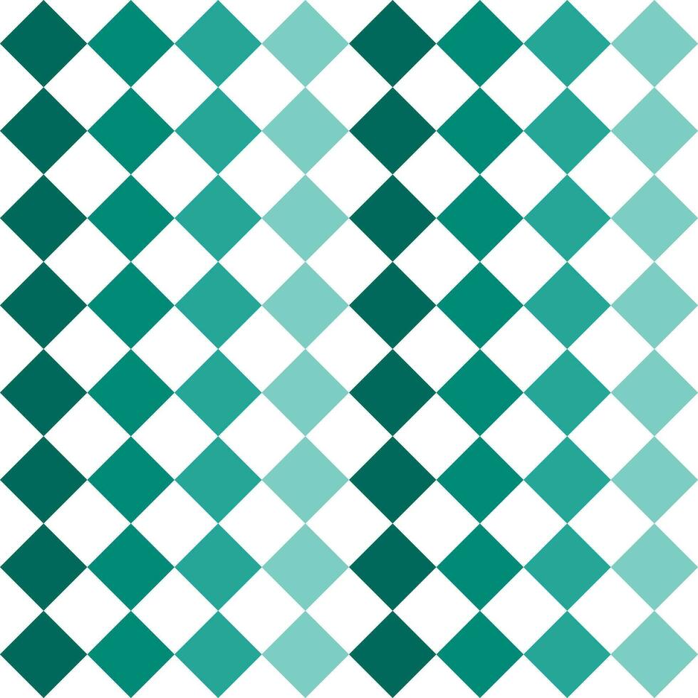 Green checker pattern. checker seamless pattern vector. checker pattern. Decorative elements, floor tiles, wall tiles, bathroom tiles, swimming pool tiles. vector