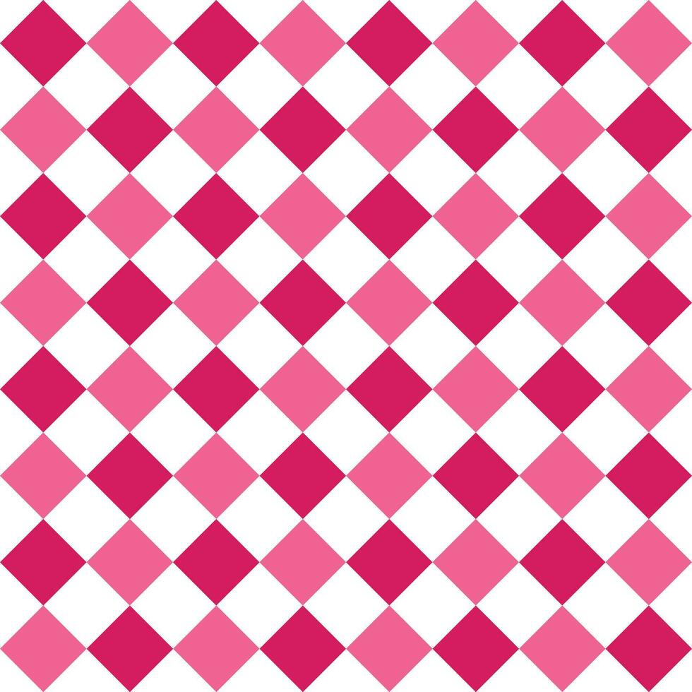 Pink checker pattern. checker seamless pattern vector. checker pattern. Decorative elements, floor tiles, wall tiles, bathroom tiles, swimming pool tiles. vector