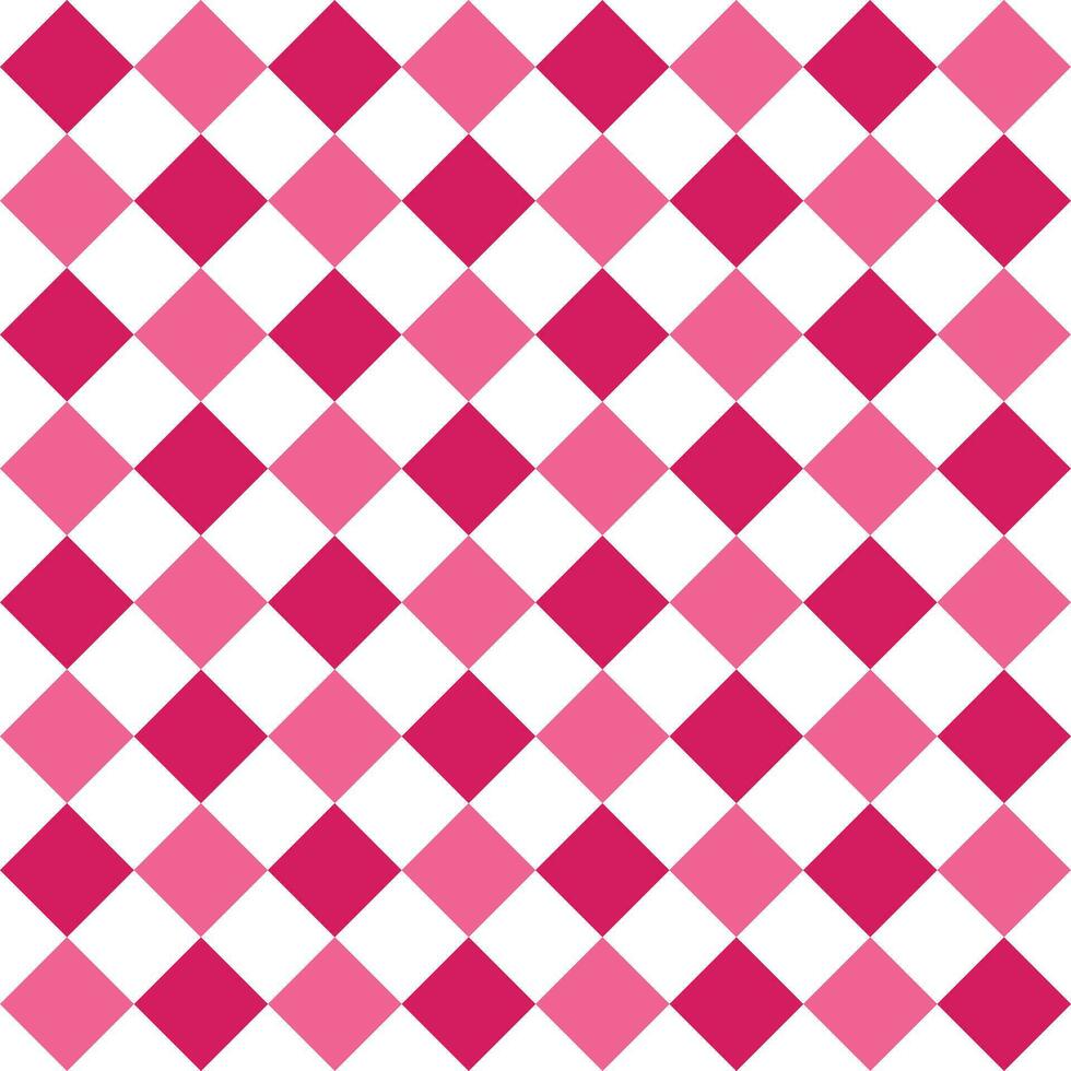 Pink checker pattern. checker seamless pattern vector. checker pattern. Decorative elements, floor tiles, wall tiles, bathroom tiles, swimming pool tiles. vector