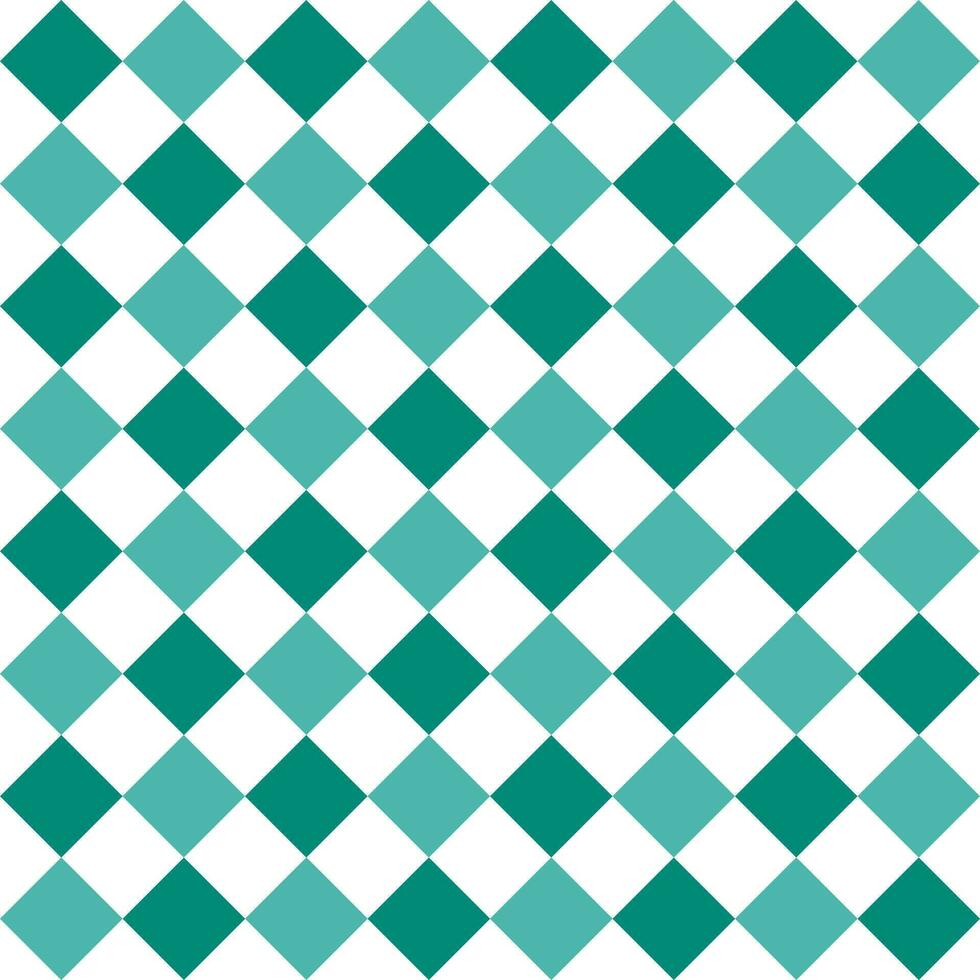 Green checker pattern. checker seamless pattern vector. checker pattern. Decorative elements, floor tiles, wall tiles, bathroom tiles, swimming pool tiles. vector