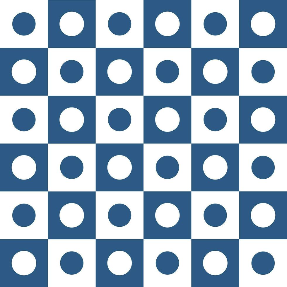 Navy blue circle pattern. Circle vector seamless pattern. Decorative element, wrapping paper, wall tiles, floor tiles, bathroom tiles.