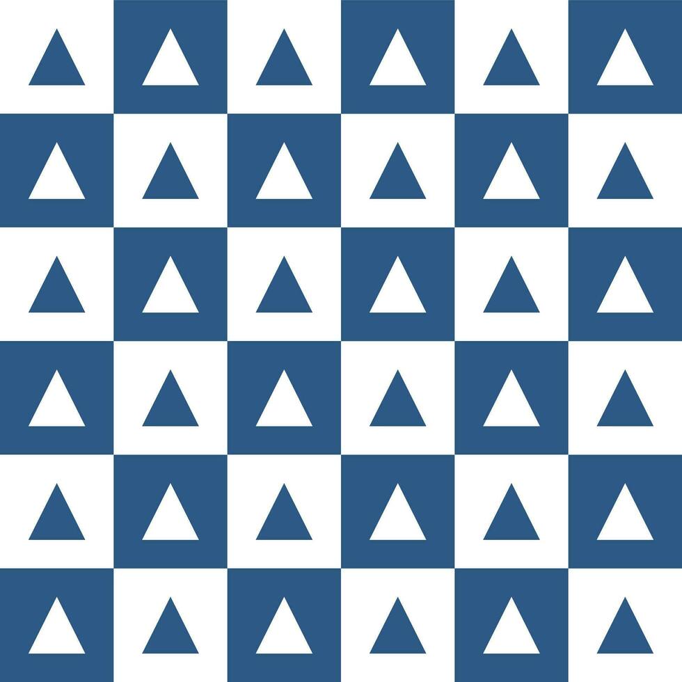 Navy blue triangle pattern background. Triangle pattern background. Triangle background. Seamless pattern. for backdrop, decoration, Gift wrapping vector