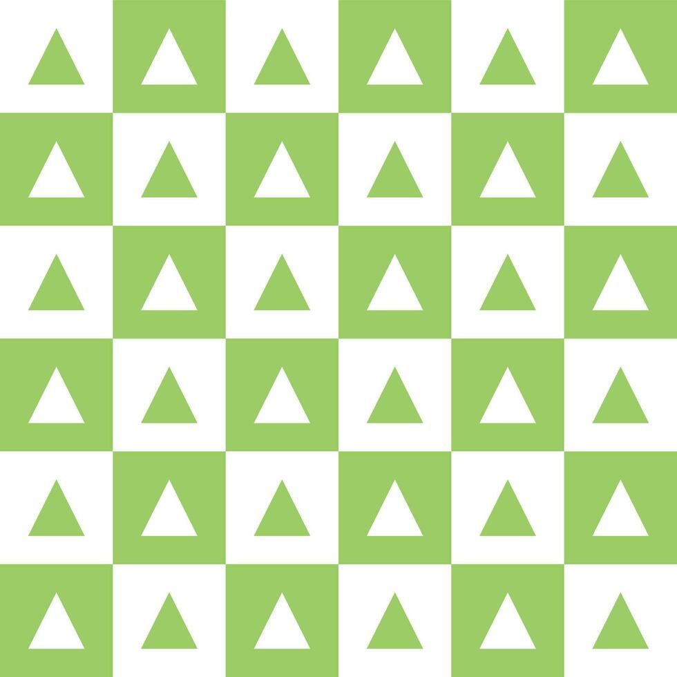 Light green triangle pattern background. Triangle pattern background. Triangle background. Seamless pattern. for backdrop, decoration, Gift wrapping vector