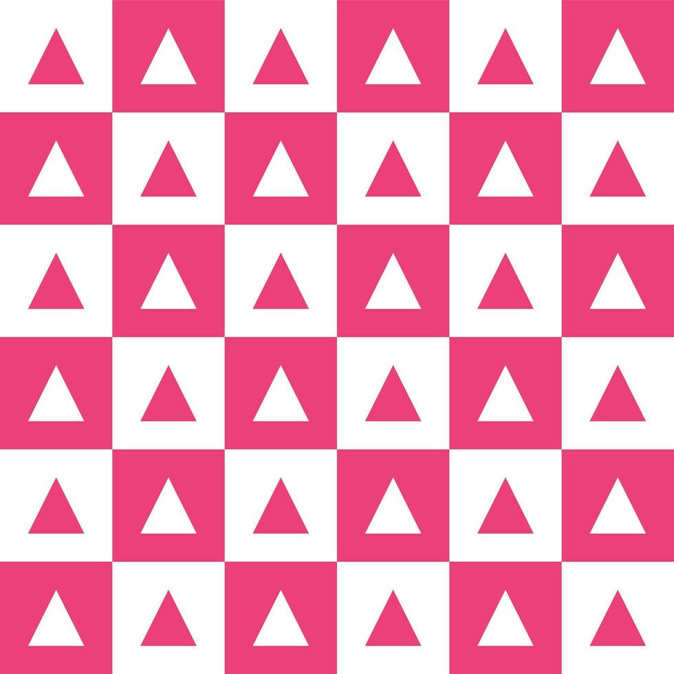 Pink triangle pattern background. Triangle pattern background. Triangle background. Seamless pattern. for backdrop, decoration, Gift wrapping vector