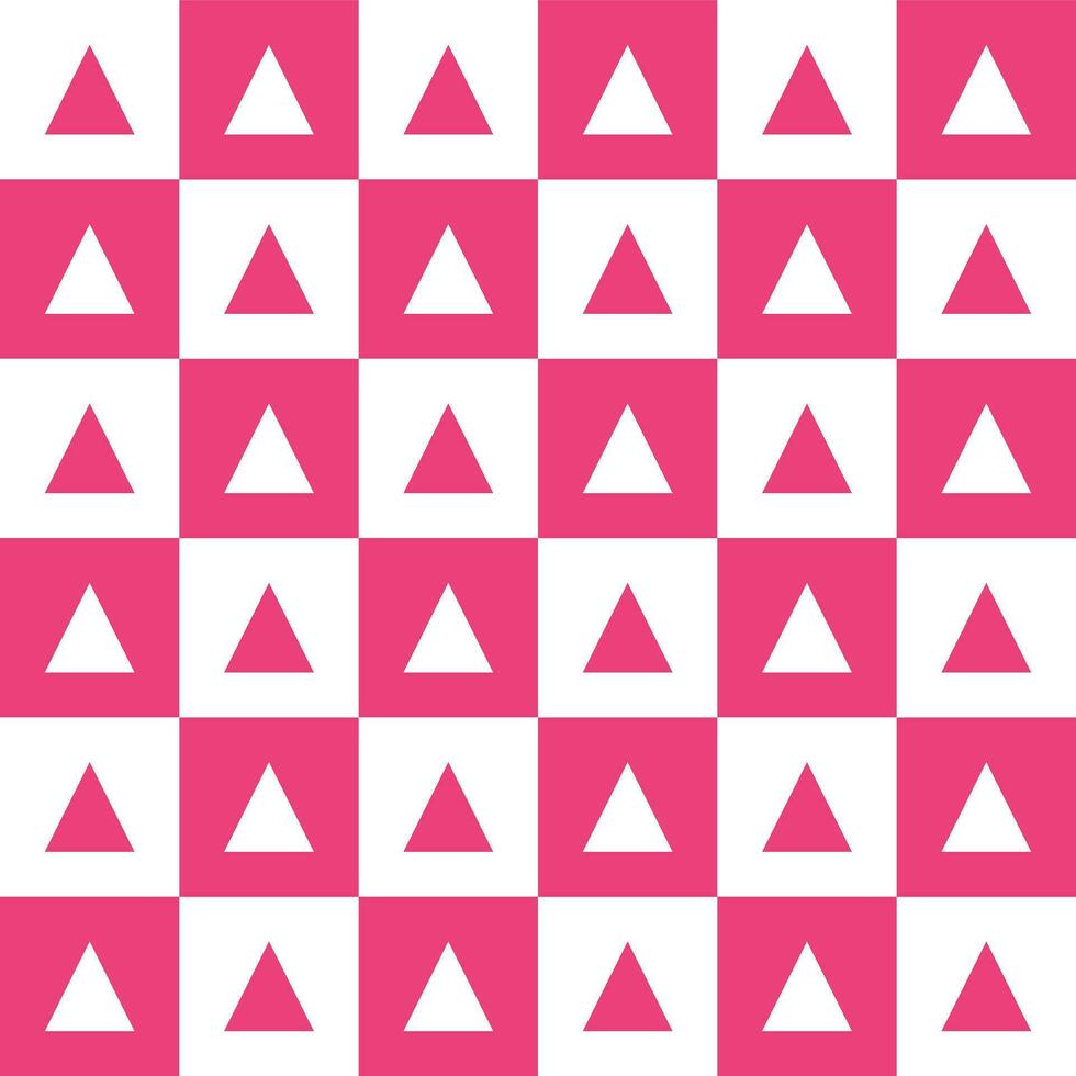 Pink triangle pattern background. Triangle pattern background. Triangle background. Seamless pattern. for backdrop, decoration, Gift wrapping vector