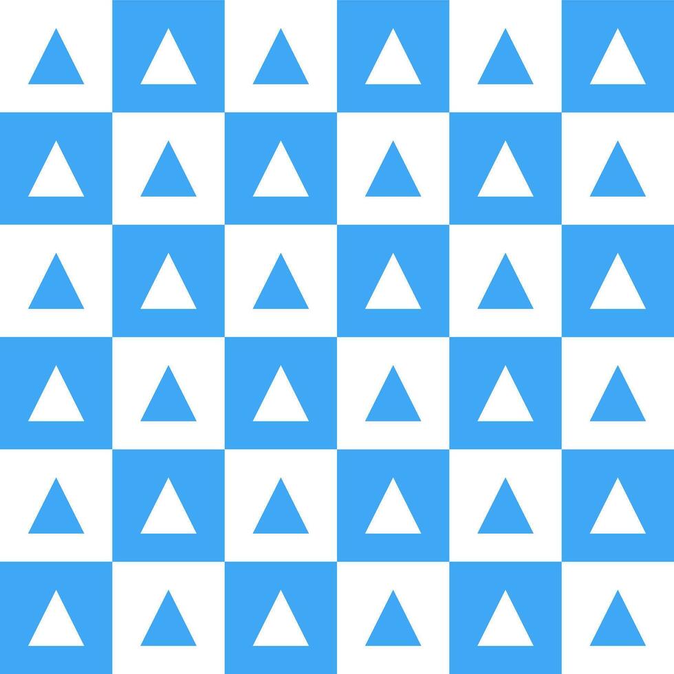 Blue triangle pattern background. Triangle pattern background. Triangle background. Seamless pattern. for backdrop, decoration, Gift wrapping vector