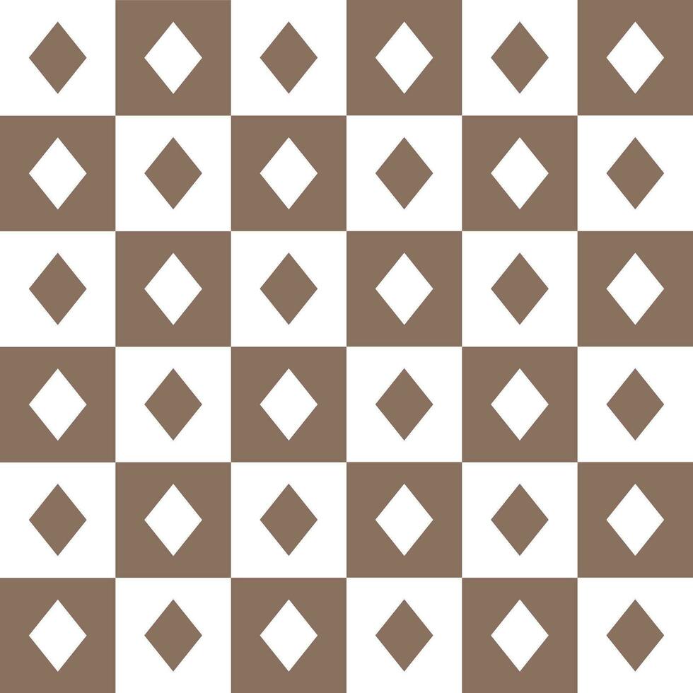 Brown diamond pattern. diamond seamless pattern vector. diamond pattern. Decorative elements, floor tiles, wall tiles, bathroom tiles, swimming pool tiles. vector