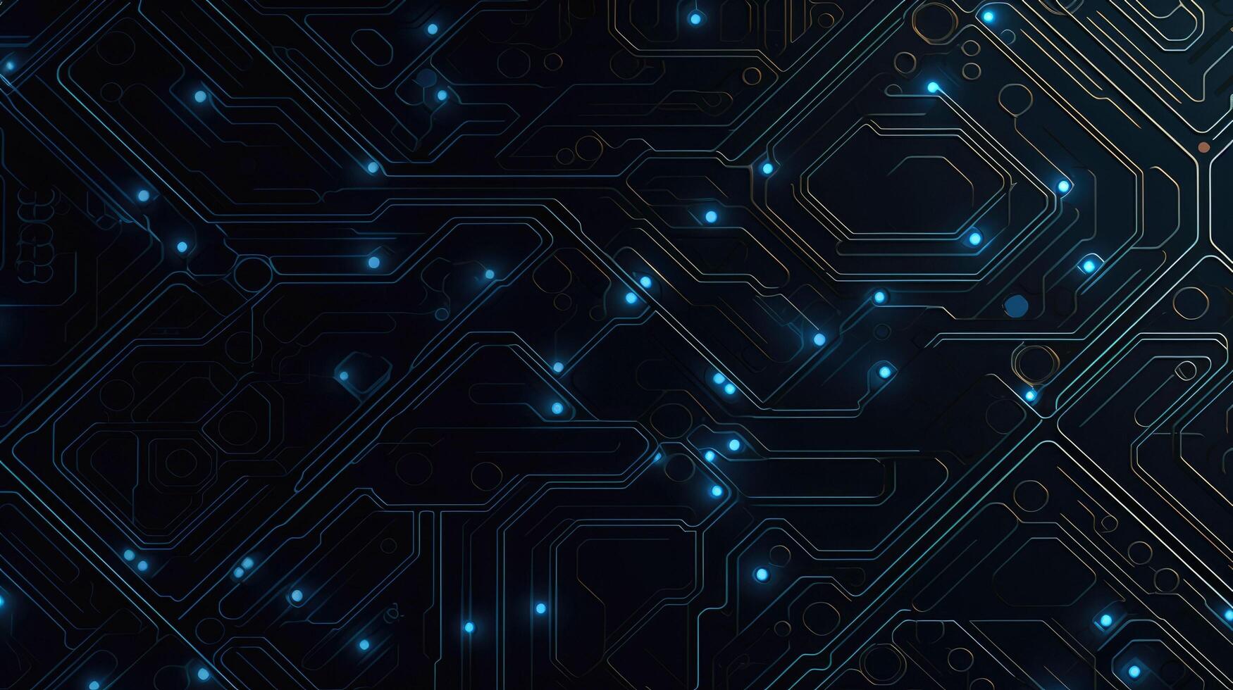 Close-up of circuit board. Electronic computer hardware technology. Motherboard digital chip. blurred concept, illustration photo