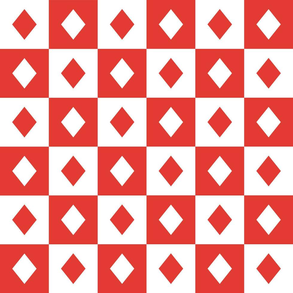 Red diamond pattern. diamond seamless pattern vector. diamond pattern. Decorative elements, floor tiles, wall tiles, bathroom tiles, swimming pool tiles. vector