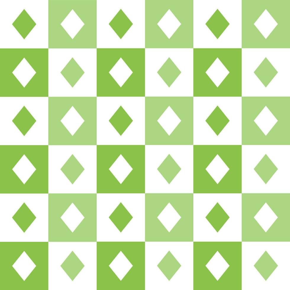 Light green diamond pattern. diamond seamless pattern vector. diamond pattern. Decorative elements, floor tiles, wall tiles, bathroom tiles, swimming pool tiles. vector