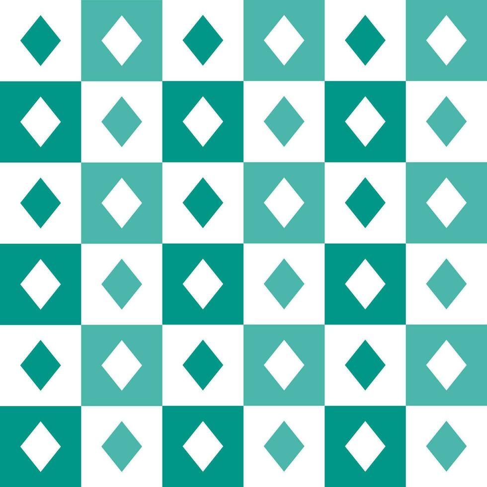 Green diamond pattern. diamond seamless pattern vector. diamond pattern. Decorative elements, floor tiles, wall tiles, bathroom tiles, swimming pool tiles. vector