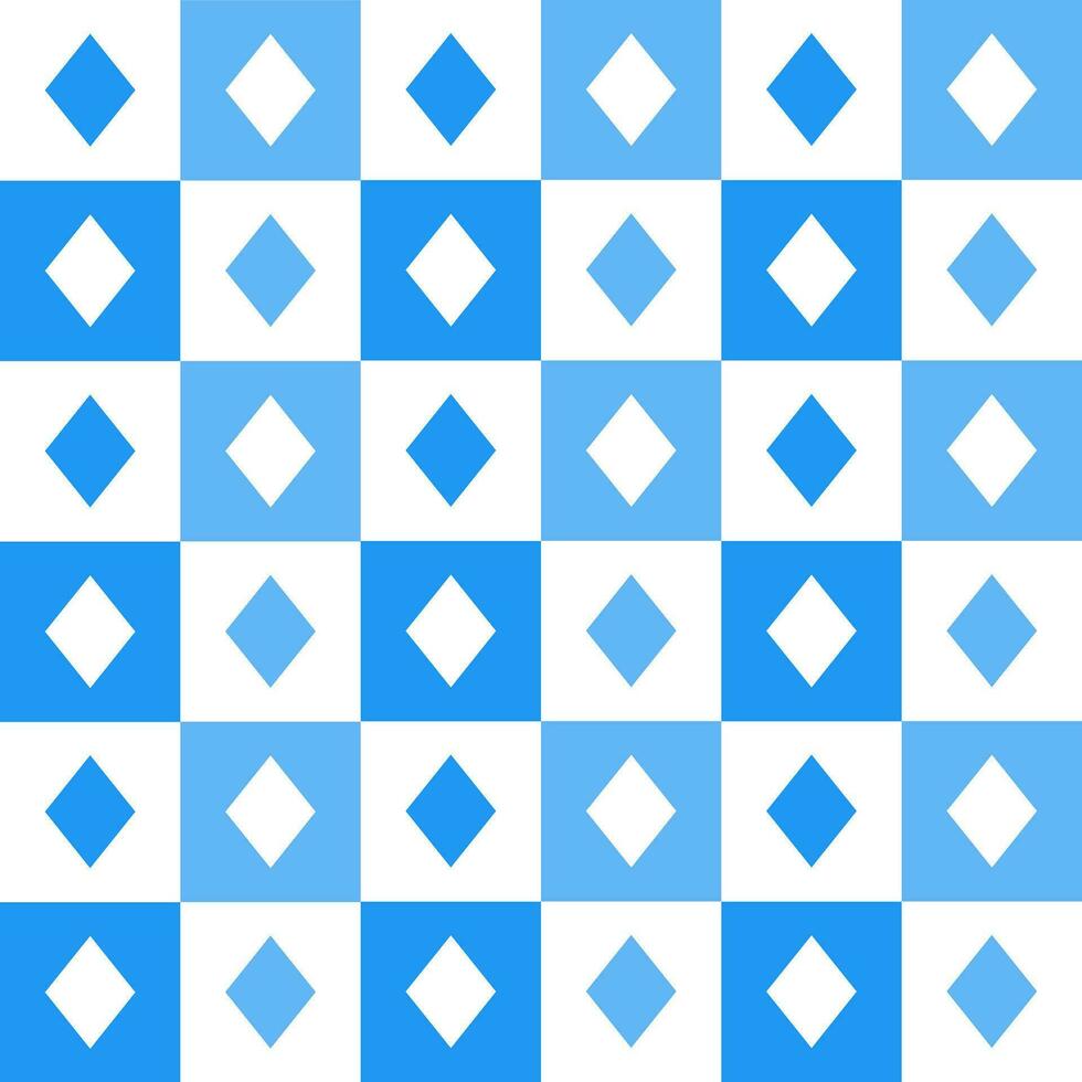 Blue diamond pattern. diamond seamless pattern vector. diamond pattern. Decorative elements, floor tiles, wall tiles, bathroom tiles, swimming pool tiles. vector