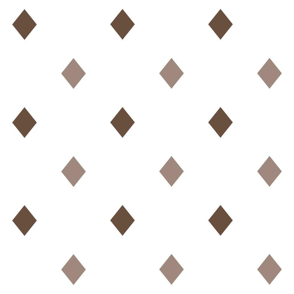 Brown diamond pattern. diamond seamless pattern vector. diamond pattern. Decorative elements, floor tiles, wall tiles, bathroom tiles, swimming pool tiles. vector