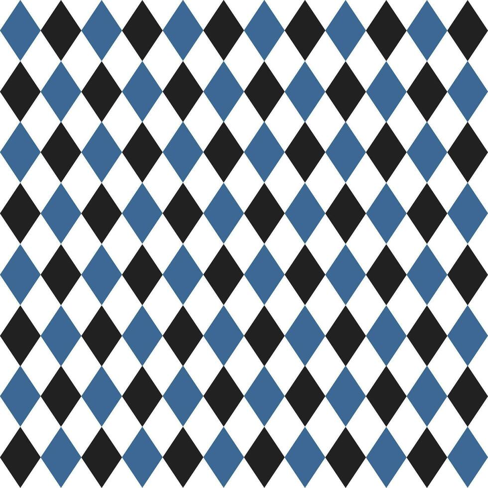 Navy blue and black diamond pattern. diamond seamless pattern vector. diamond pattern. Decorative elements, floor tiles, wall tiles, bathroom tiles, swimming pool tiles. vector