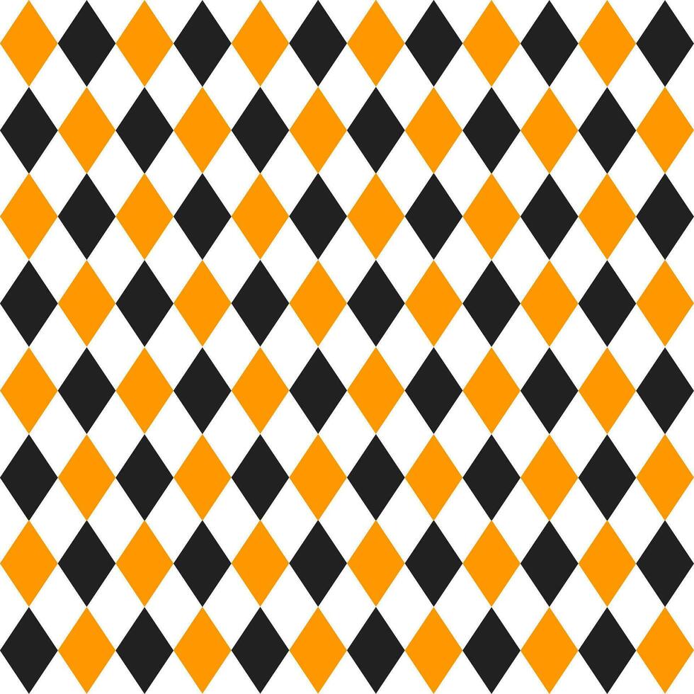 Orange and black diamond pattern. diamond seamless pattern vector. diamond pattern. Decorative elements, floor tiles, wall tiles, bathroom tiles, swimming pool tiles. vector