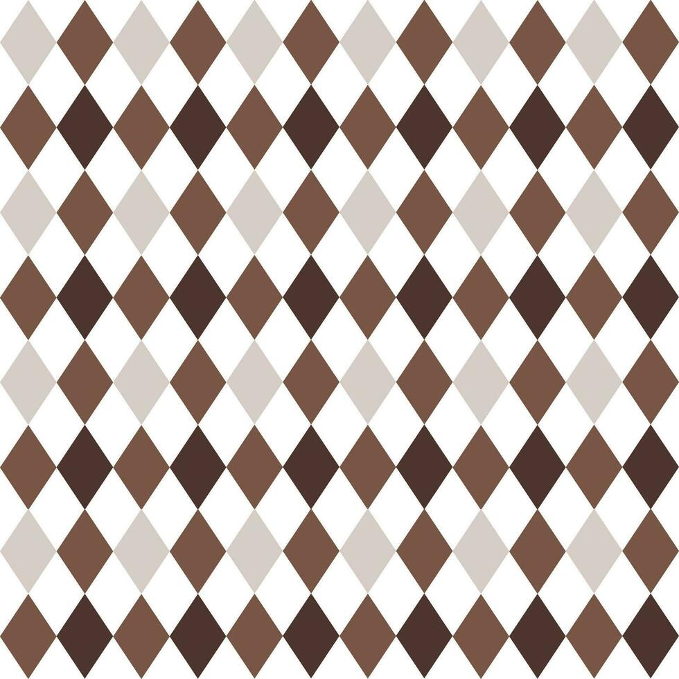 Brown diamond pattern. diamond seamless pattern vector. diamond pattern. Decorative elements, floor tiles, wall tiles, bathroom tiles, swimming pool tiles. vector